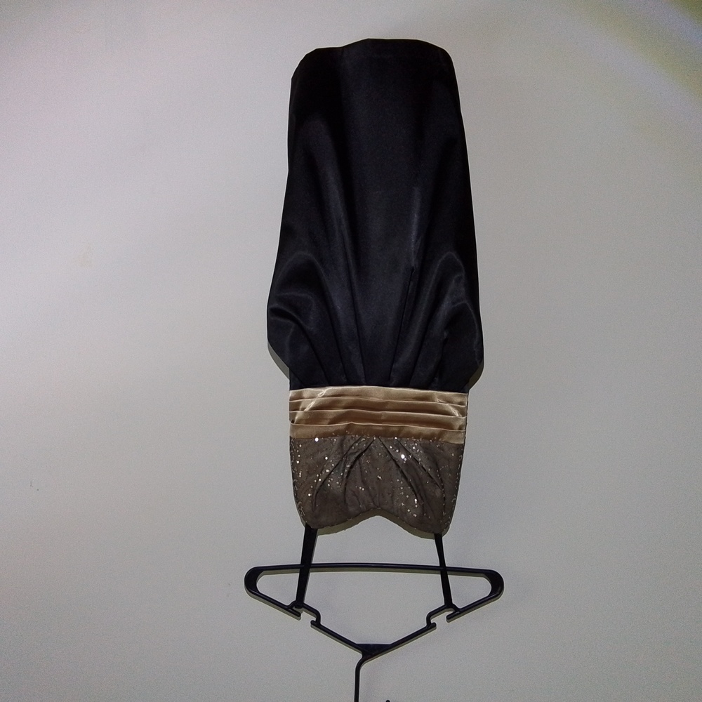 *A. Byer* black & gold dress